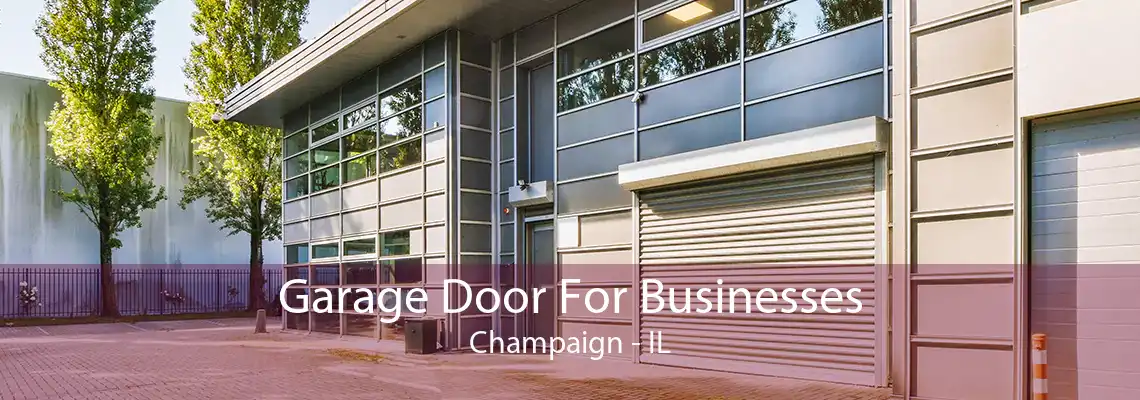 Garage Door For Businesses Champaign - IL