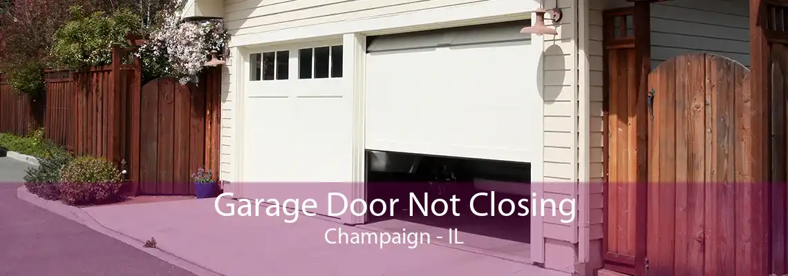 Garage Door Not Closing Champaign - IL