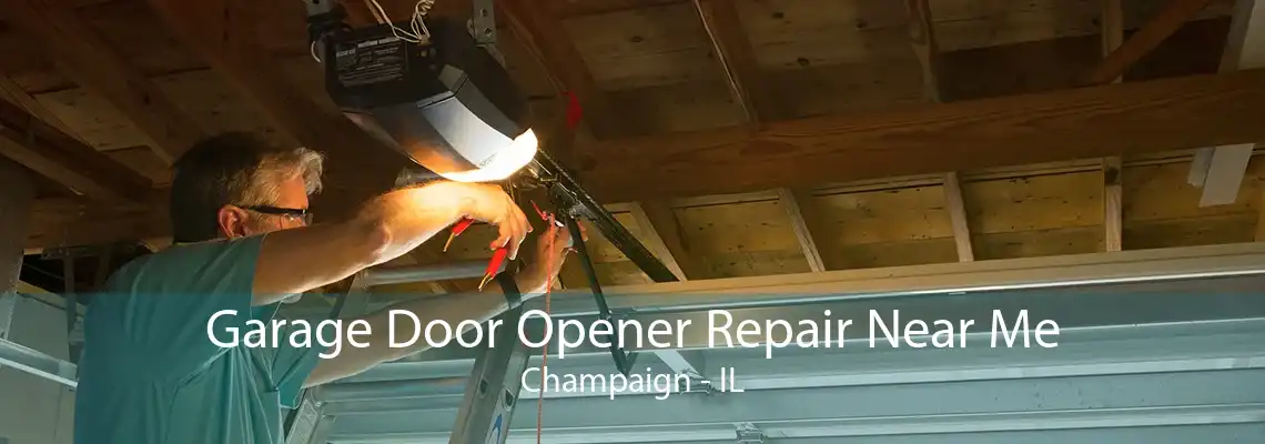 Garage Door Opener Repair Near Me Champaign - IL