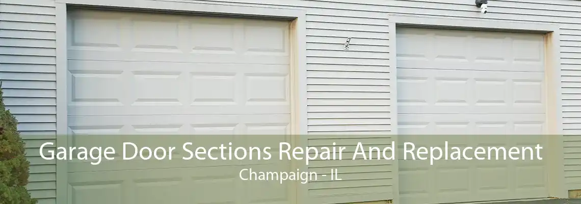 Garage Door Sections Repair And Replacement Champaign - IL