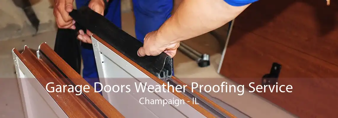 Garage Doors Weather Proofing Service Champaign - IL