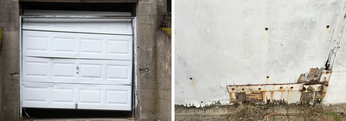 Rotten Commercial Garage Door Repair in Champaign, IL