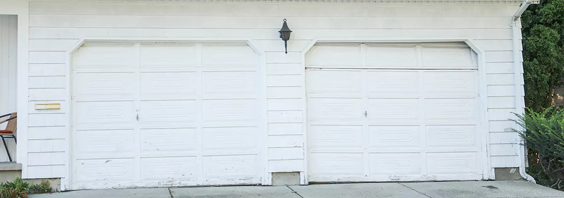 Roller Garage Door Dropped Down Replacement in Champaign, IL