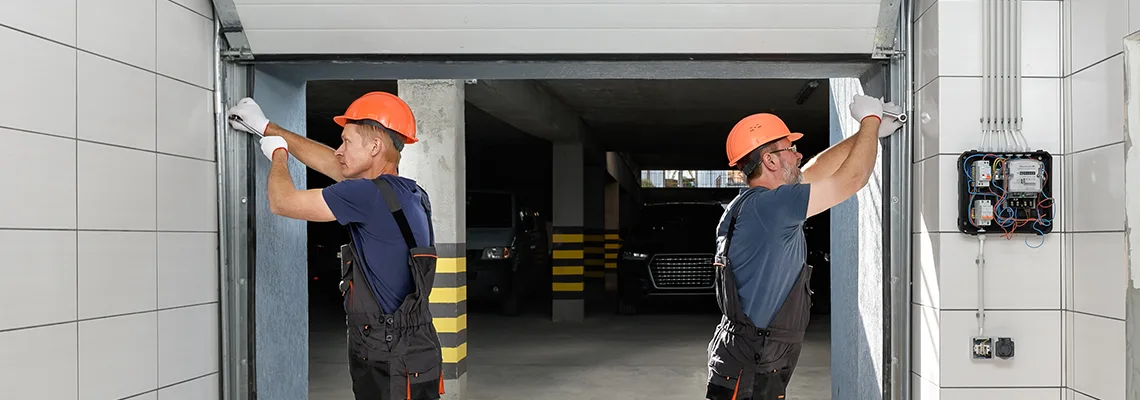 Wooden Garage Door Frame Repair in Champaign, Illinois